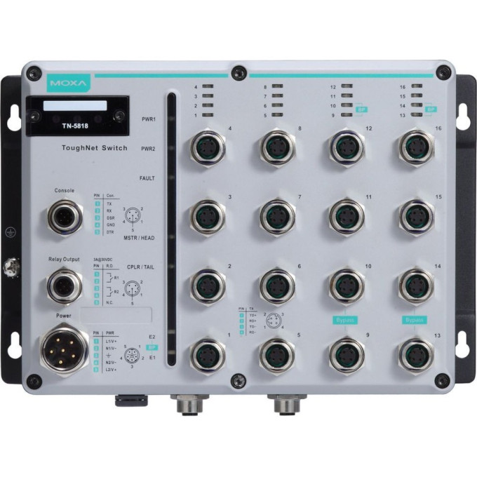 Коммутатор MOXA TN-5518A-2GTX-WV-CT-T 6096171